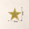 Parche Bordado de Estrella de Cinco Puntas con Lentejuelas de Colores Parche Bordado de Lentejuelas Autoadhesivo Accesorios de Ropa DIY Venta al por Mayor