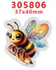Brillo Transfronterizo Dibujos Animados Acrílico Resina DIY Accesorios para Joyería Parche Pasador Pasador Gt-Ty-256781