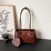 Bolso de Hombro Retro Coreano de Nicho para Mujer Otoño 2026 Elegante de Alta Gama con Forma de Corazón Gran Capacidad