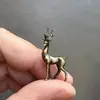 Venta Caliente Transfronteriza Adornos de Micro Paisajismo Plantas Simulación Mini Flor de Ciruelo Ciervos Animales Pequeños Ciervos Lindos Decoraciones de Escritorio