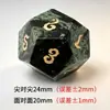 Dados Poliedros Pedra de Olho Verde Natural Jogo de Mesa Dnd Dungeons and Dragons Jogo de Lazer Dados Conjunto Z02