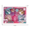 Casa de juegos infantil transfronteriza, juego de té de la tarde, set de juguetes, pastel de fiesta transparente, postre, tetera, taza de café, regalo