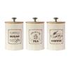 Pote Selado Estilo Escandinavo Rosa com Tampa de Bambu Pote de Armazenamento Pote para Café Pote para Chá Pote para Açúcar Lanches à Prova de Umidade com Anel de Vedação