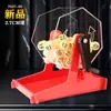 Selector de números de bola bicolor de manivela 2.7cm Bola Bola de la suerte Girador Mesa de ping-pong Accesorio Máquina de lotería