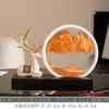 Ornamento de Pintura de Areia Movediça de Veado Atacado Decoração para Sala de Estar Armário de Vinho Entrada Gabinete de TV Presente para Mudança de Casa Nova
