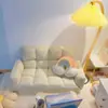 Sofá Perezoso Doble Apartamento de Alquiler Dormitorio Sofá Pequeño Individual Habitación de Apartamento Pequeño Sofá Cama