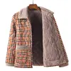 Conjunto de Chaquetas Acolchadas de Algodón para Mujeres, de Mediana Edad y Mayores, Ropa de Invierno, Talla Grande, con Algodón y Forro Polar Añadido, Engrosado, Chaqueta y Pantalones de Algodón Talla Grande, Ropa para el Hogar