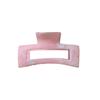 ¡Dulce Melocotón de Queso! Pinza para el Cabello Cuadrada con Clip de Tinta Rosa Girly Pinza de Tiburón Pinza para el Cabello en la Parte Posterior de la Cabeza
