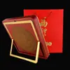 Adornos de Carácter de Fortuna, Artesanías de Lámina de Oro de Tendencia Nacional Estilo Chino, Pinturas Decorativas, Recuerdos, Regalos Corporativos de Seguros para Transmisiones en Vivo