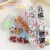 Kt cat nail accessories mixed net red 12 fofo desenho animado gato arco usar decorações de unhas atacado