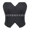 Nuevo Corsé Bustier Sexy Estilo Blazer Rayado Control de Barriga para Mujer Top Moldeador Venta al por Mayor Transfronterizo