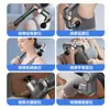 Pistola de Masaje Fascial Eléctrica Transfronteriza con Cabeza Curva para Uso en Casa, Plegable y Retráctil, para Relajación Muscular Profunda, Pistola de Masaje Cervical Multifuncional