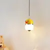 Lámpara colgante pequeña de calabaza de piedra, lámpara de techo con ambiente retro francés, nueva luz decorativa de estilo de mediados de siglo para mesita de noche de dormitorio, sin hierro