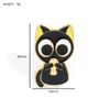 Broche Gato Preto Pequeno de Desenho Animado Fofo Personagem de Anime Periférico Gatinho Distintivo de Metal Acessórios de Gato Criativos Personalizados