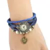 Joyería Punk Nueva Moda Coreana Reloj Tejido Personalizado Pareja Reloj Decorativo Accesorios Simples Estudiante Pulsera