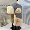 Gorro Lei Feng de invierno para mujer, grueso, forrado de vellón, de algodón cálido, para ciclismo, resistente al viento, con protección auditiva, para nieve, para el frío del noreste, para hombre.