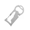 Llavero Multifuncional Herramienta Tarjeta EDC Llave Inglesa Abrebotellas Acero Inoxidable Portátil Manualidades Creativas Regalo