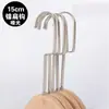 Cabide de Madeira Maciça 3,8/4,2/4,5mm Cabide de Calça Loja de Roupas Gancho de Metal Especial Gancho Espiral Cromado Espessado para Pendurar