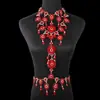 Collar de Joyería de Venta Caliente Transfronterizo Clásico Europeo y Americano Moda Diamante Largo Multicapa Cadena Corporal Cadena de Cintura en stock