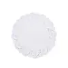 Papel Encaje Redondo Perforado Base Papel Esterilla Barbacoa Plato Papel Papel Absorbente Aceite Cocina Fritura Horneado Snack Pastel Esterilla Papel