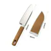 Conjunto de facas de fruta Chunmei 8430 em aço inoxidável, descascador de melão e frutas, faca para frutas e vegetais, faca de fruta portátil para casa e dormitório