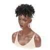 Postizo de pelo corto rizado estilo europeo y americano, peluca corta de comercio exterior, postizo de rastas reggae, postizo de rastas