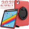 Adecuado para iPad 2021 Pro11 soporte giratorio de anillo de 10,9 pulgadas cubierta protectora plana de TPU completa con ranura para lápiz