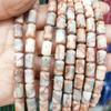 Nuevas cuentas de barril pequeñas de piedra natural, cuentas sueltas hechas a mano, pulsera, collar, pendientes, suéter, cadena, accesorios de joyería al por mayor
