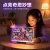 Nueva Pizarra de Dibujo Iluminada LED Acrílica Recargable para Niños, Pizarra de Escritura y Dibujo, Pizarra de Notas, Pizarra de Calco y Pintura DIY