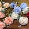 2023 nuevo crisantemo de bola Serie de Otoño 3 crisantemo de ping pong nuevo amante crisantemo de bola decoración de boda flores artificiales al por mayor