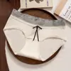 Bragas Francesas de Ballet Estilo Triángulo Pequeño con Entrepierna Extendida para Mujer, Amigables con la Piel, Antibacterianas, Cómodas, Transpirables, Entrepierna de Algodón Puro