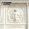 Colunas Artísticas de Paisagismo em GRC para Pátios Quadrados, Colunas de Formato Irregular, Componentes Decorativos Pré-fabricados de Cimento para Exterior Atacado