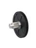 Engranaje de plástico E3D Titan para extrusor, módulo 0.5, 66 dientes, material de acero inoxidable, accesorio para impresora 3D, engranaje grande