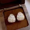 Pendientes de Plata Brillantes Exquisitos con Zirconia en Forma de Gota con Ganchos de Plata S925, Diseño Único de Nicho, Pendientes Elegantes y con Estilo
