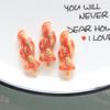 Simulación creativa de comida y brochetas de barbacoa para jugar coliflor pasador divertido material para accesorios de pegamento de crema de resina para nevera
