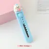 Estilete de Ursinho Fofo de Desenho Animado para Estudantes, Mini Cortador de Papel Portátil, Ferramenta para Unboxing de Papelaria, Faca para Entrega Expressa