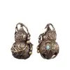 Cabaça Trepadeira Sino de Presente Latão Puro Cabaça Sino da Fortuna Prosperidade Carro Cobre Puro Feito à Mão Retro Oco Pequeno Ornamento