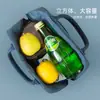 Bolsa para Lonchera Aislamiento Térmico Bento Bolso de Mano Estudiante Arroz Impermeable y a Prueba de Aceite Bolsa Espesa de Papel de Aluminio Trabajador de Oficina Bolsa para Comida