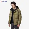 2025 Nueva Chaqueta de Algodón con Capucha para Hombre Invierno Negro Marca de Moda Americana Chaqueta de Pan Chaqueta de Alta Gama a Prueba de Frío a