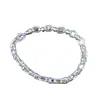 Nova Pulseira Geométrica Irregular em Prata Esterlina 925 para Homens e Mulheres Nicho Luxo Leve Única High-End Minimalista INS Joia de Mão