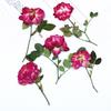 Rosa e roxo rosa flor seca em relevo gel caindo capa de telefone móvel faça você mesmo flor verdadeira e folha espécime material pacote planta etiqueta
