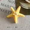 Pinza para el Cabello de Flor de Estrella de Mar y Concha para Mujer, Pinza Dulce para Flequillo, Pinza Lateral para Viaje de Vacaciones, Accesorio para el Cabello para Sesión de Fotos en la Playa