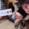 Pendientes de Aleación de Cobre, Pendientes Cuadrados Geométricos, Juego de Cuatro Piezas, Estilo Perla, Moda Otoño e Invierno, Joyería de Lujo Ligero, Venta al por Mayor de Fábrica