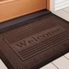 Felpudo para Entrada Transfronteriza, Felpudo Antideslizante, Felpudo para Puerta de Jardín, Felpudo Absorbente de Agua, Alfombra Pequeña Doméstica de PVC Resistente al Desgaste