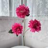 Simulação 3 cabeça hibisco peônia monet vento flor material casamento arranjo de flores falsas casa hotel janela mesa de jantar enfeites