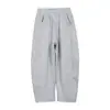 Roupas de outono para meninos, calças de moletom largas e retas com costura lateral para crianças mais velhas, calças de moletom esportivas de malha para primavera e outono de 2026, transfronteiriço