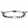 Pulsera de Cruz con Perlas de Amatista para Mujer Estilo Fresco Dulce Pequeño Fresco Adorno de Regalo de Negocios