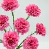 Cravos de seda artificial, variedade de haste longa de haste única, variedade de haste curta, ideais para o Dia das Mães, decoração de casa e arranjos de mesa.. Flores artificiais altamente recomendadas