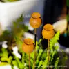 Decoração de Jardim Transfronteiriça para Solo, Decoração de Solo Esférica Enferrujada para Plantas, Decoração de Solo Bonita Retro para Exterior