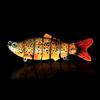 Isca Luya 15g simulação multi-seção peixe isca artificial arremesso longo camada de natação completa pesca em mar isca dura terno de equipamento de pesca para comércio exterior atacado